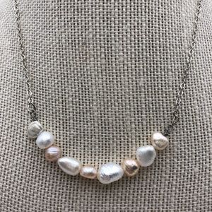 Handmade, homemade fresh water Pearl necklace